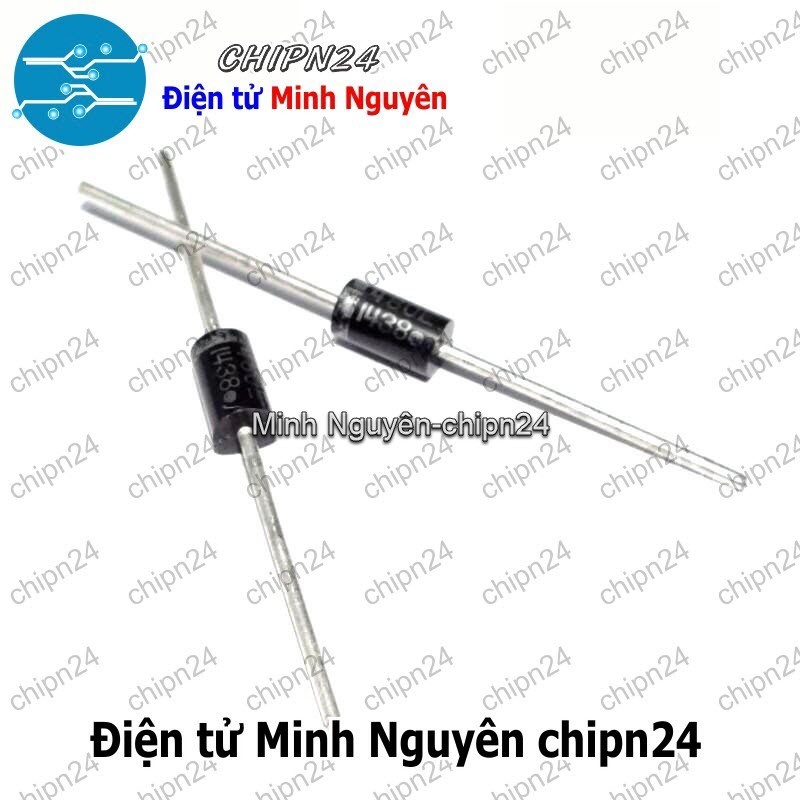 [3 con] (DIP) Diode MUR480 DO-201AD 4A 800V (MUR 480) [Diode Schottky]
