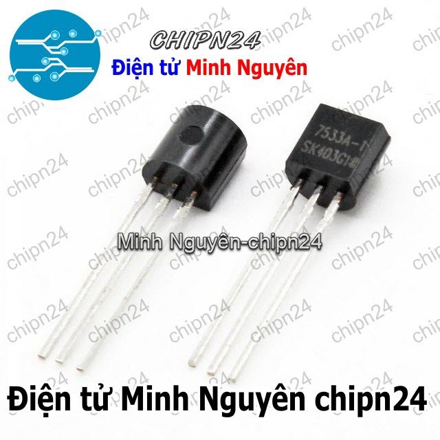 [4 con] (DIP) IC HT7533 TO-92 (7533A-1 7533 3.3V 100mA)