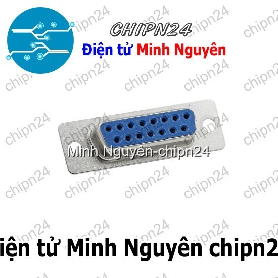 [2 cái] (F144.1) DB15 Cái Thẳng 2 hàng chân Hàn Dây
