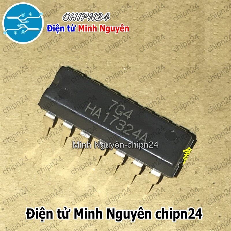 [1 con] (DIP) IC HA17324 DIP-14 (HA17324A 17324)