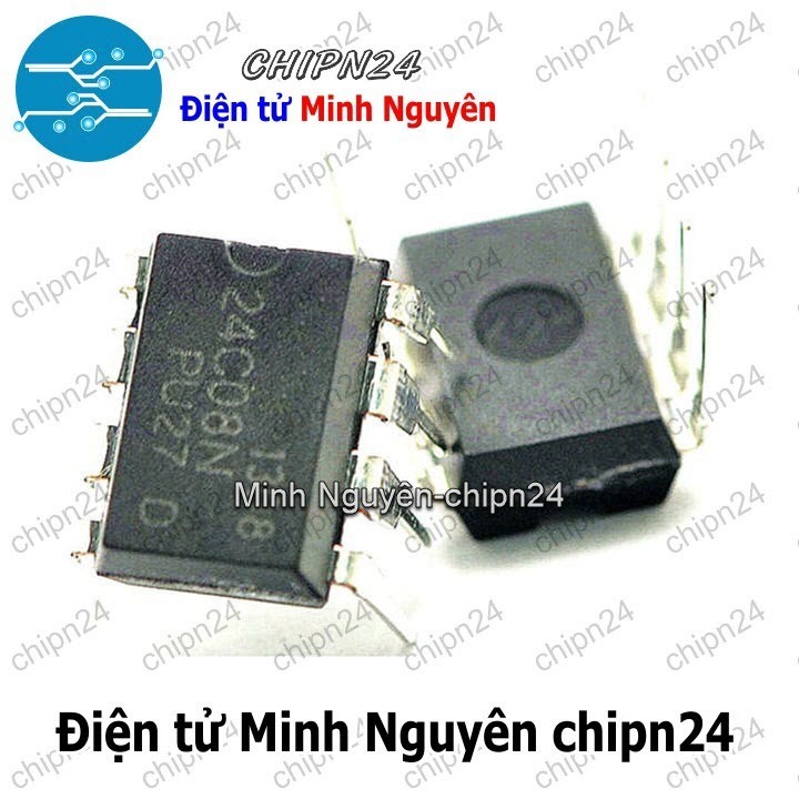 [2 con] (DIP) IC 24C08 DIP-8 (AT24C08 IC Nhớ EEPROM)