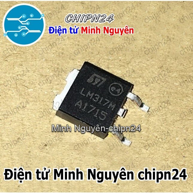 [2 con] (SOP) IC Dán LM317 TO-252 (SMD) (LM317D2T) (IC Nguồn Điều chỉnh điện áp tuyến tính)