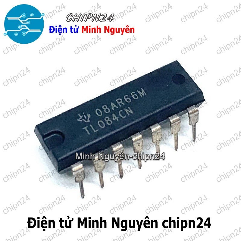 [1 con] (DT) IC TL084 DIP-14 Hàng Tốt (TL084CN TL 084)