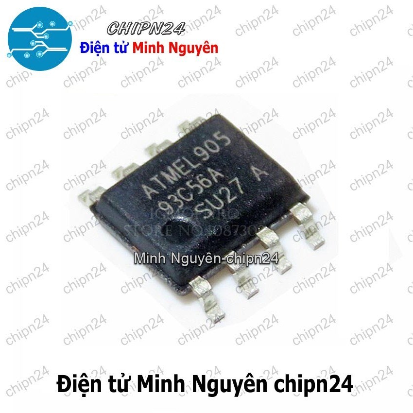 [2 con] (SOP) IC Dán 93C56 SOP-8 (SMD) (AT93C56 IC Nhớ EEPROM)