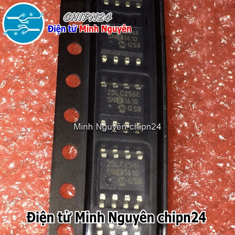 [2 con] (SOP) IC Dán 24C256 SOP-8 (SMD) (AT24C256 24C256C IC Nhớ EEPROM) (ký hiệu 2ECL)