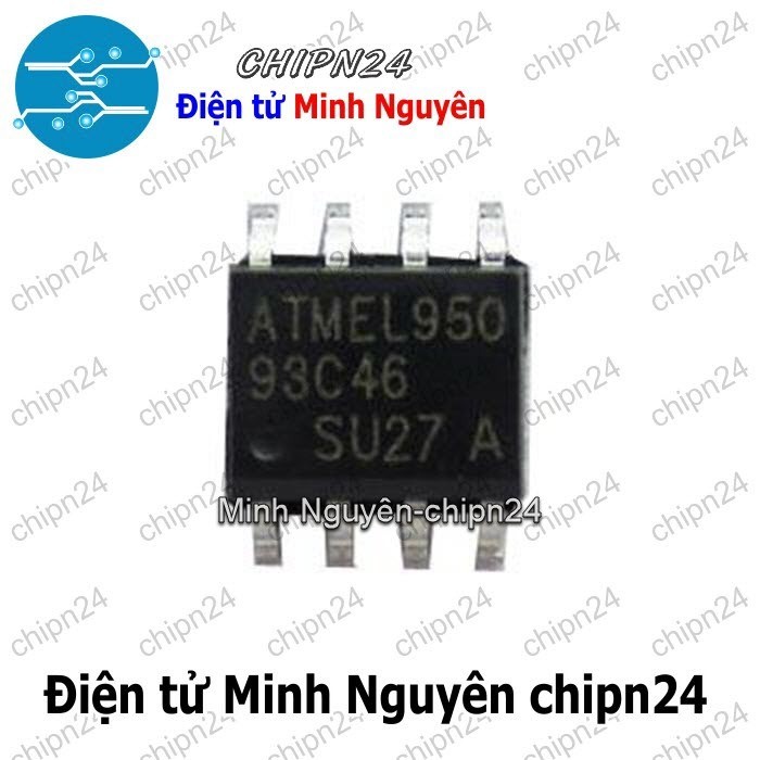 [2 con] (SOP) IC Dán 93C46 SOP-8 (SMD) (AT93C46 IC Nhớ EEPROM)