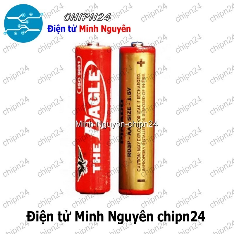 [4 viên] (F229.5) Pin AAA Con Ó Pinaco (Pin 3A, Pin tiểu, Pin đũa)
