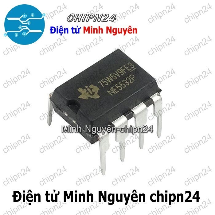 [1 con] (DT) IC NE5532 DIP-8 Hàng Tốt (NE5532P 5532)