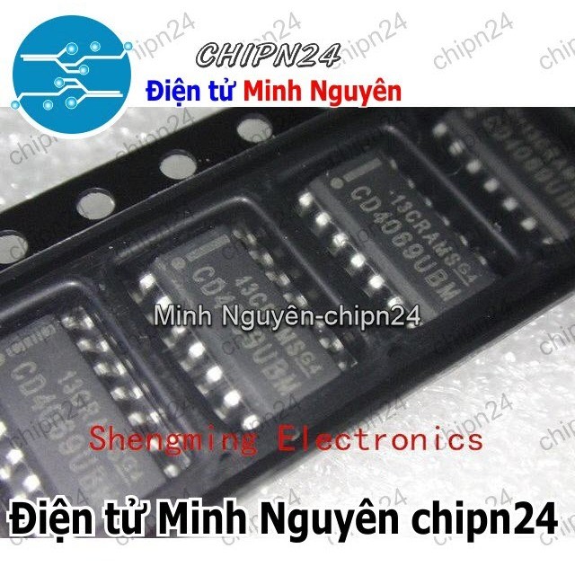 [3 con] (SOP) IC Dán CD4069 SOP-14 (SMD) (CD4069BM 4069)