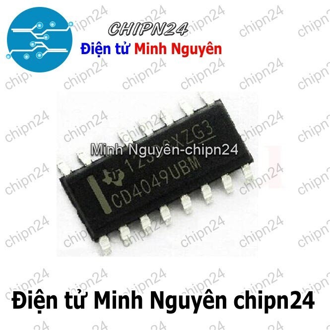 [3 con] (SOP) IC Dán CD4049 SOP-16 (SMD) (CD4049BM 4049)