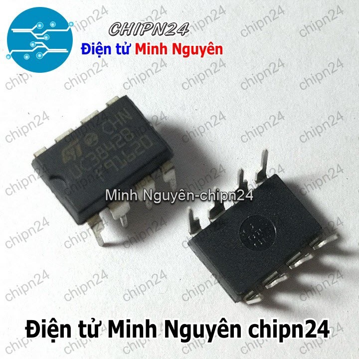 [2 con] (DT) IC UC3842B DIP-8 Hàng Tốt (UC3842 3842)