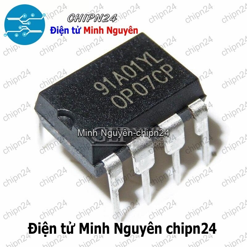 [3 con] (DIP) IC OP07 DIP-8 (OP07CP)