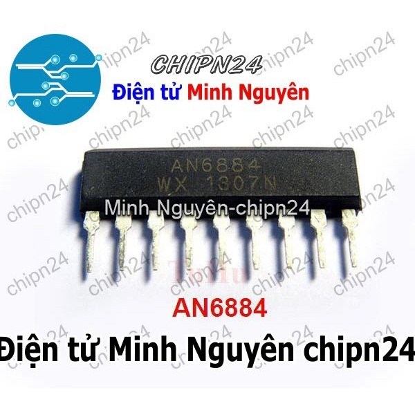 [2 con] (DIP) IC AN6884 SIP-9 (6884 IC Nháy theo nhạc)