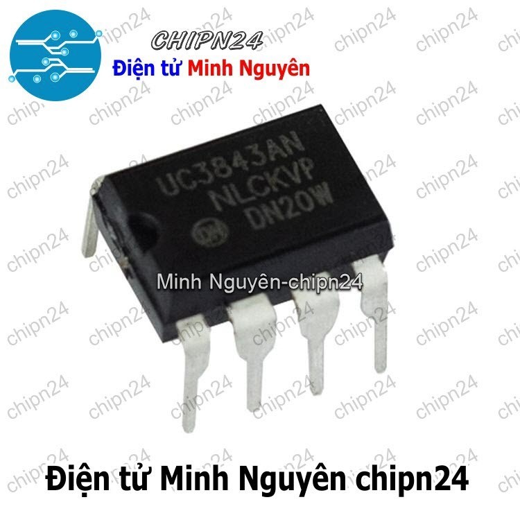 [2 con] (DIP) IC UC3843 DIP-8 (UC3843AN 3843)