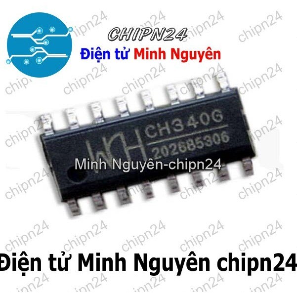 [1 con] (SOP) IC Dán CH340G SOP-16 Hàng Tốt (SMD) (CH340 340)