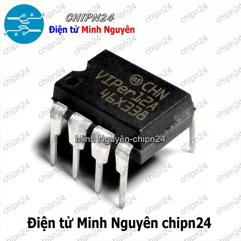 [2 con] (DIP) IC VIPer12A DIP-8 (VIPer12 IC Nguồn)