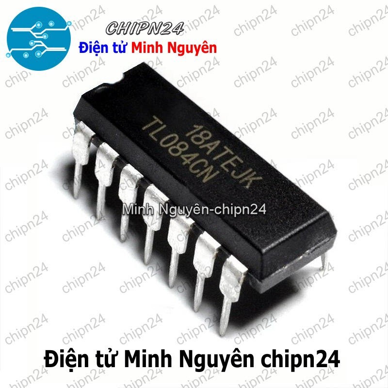 [2 con] (DIP) IC TL084 DIP-14 (TL084CN 084)