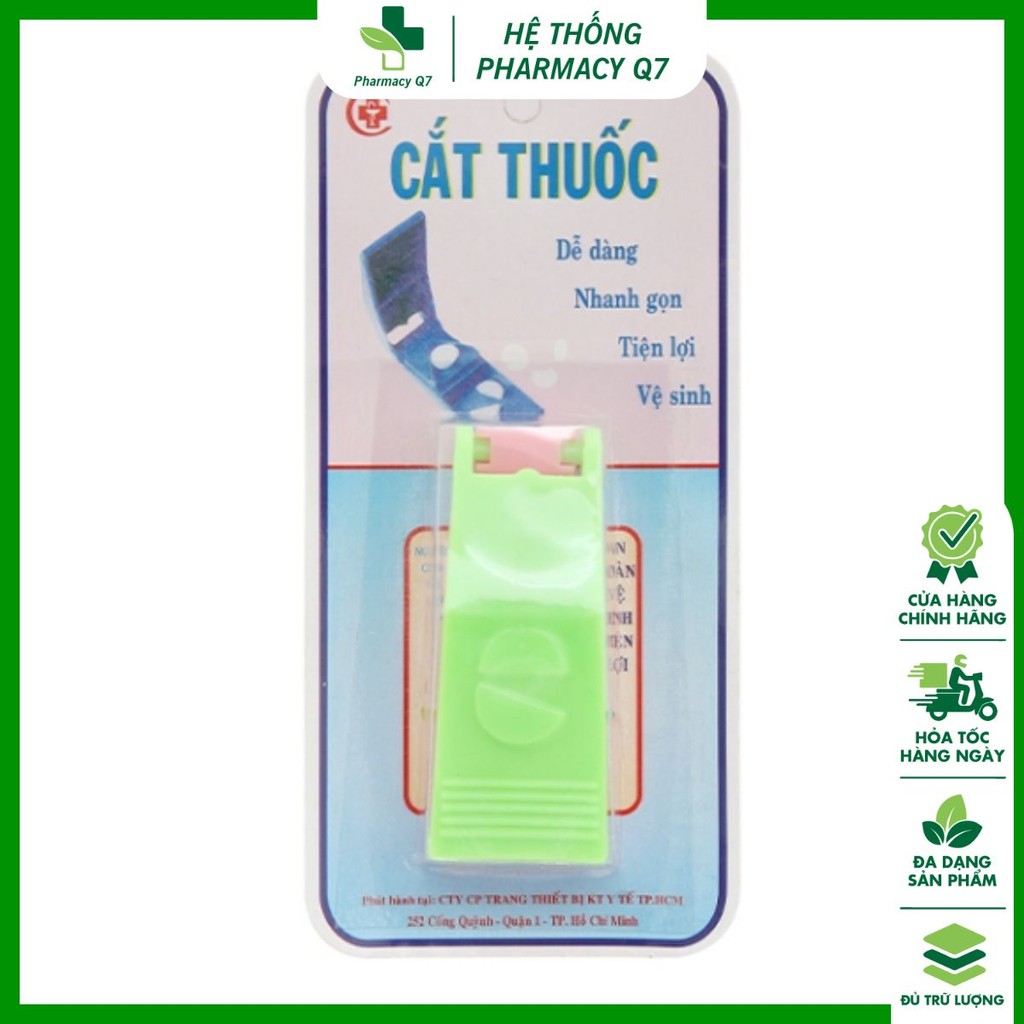 Dụng cụ cắt thuốc dễ dàng, tiện lợi, nhanh chóng, vệ sinh
