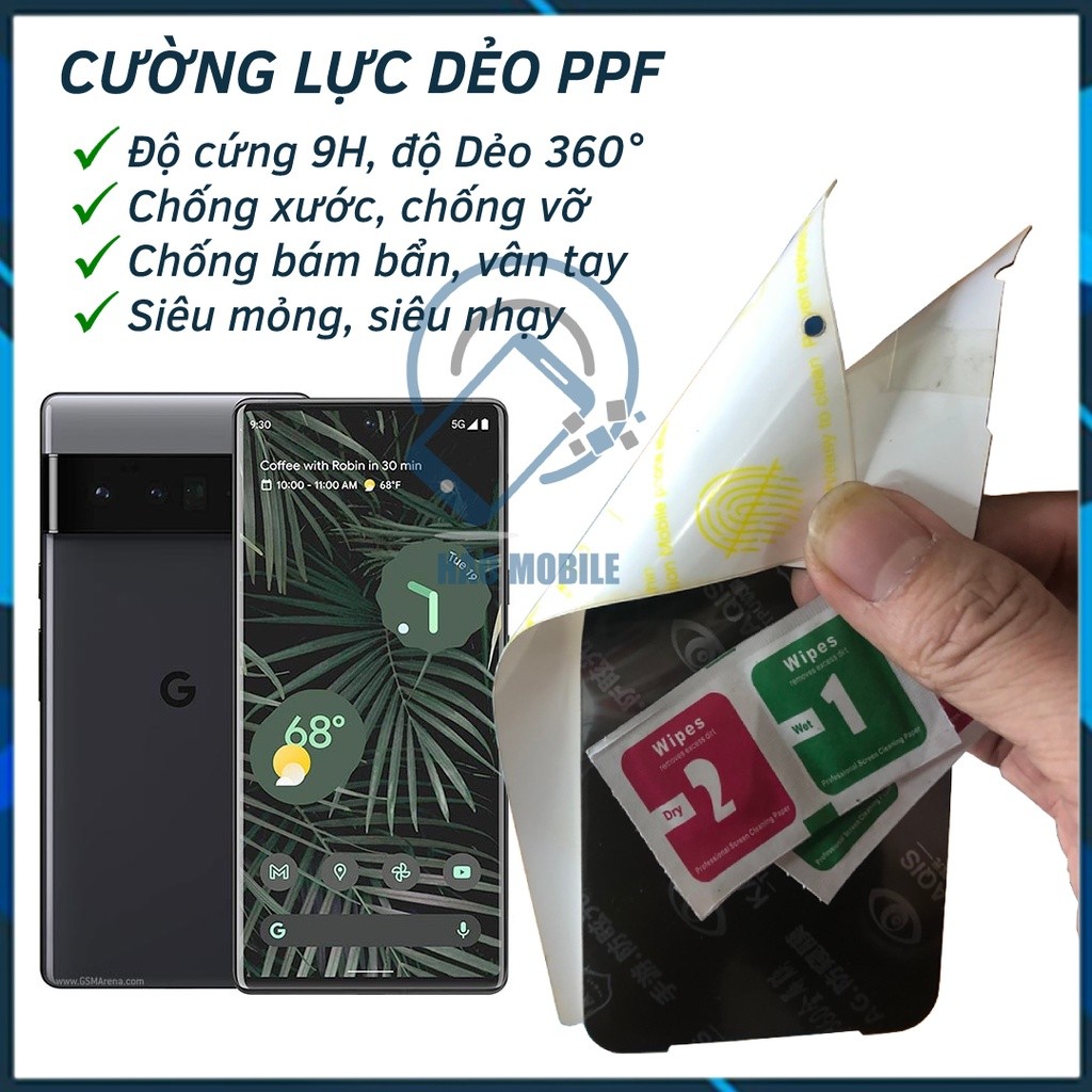 Dán dẻo PPF Google Pixel 6 Pro ( Full màn 99% )