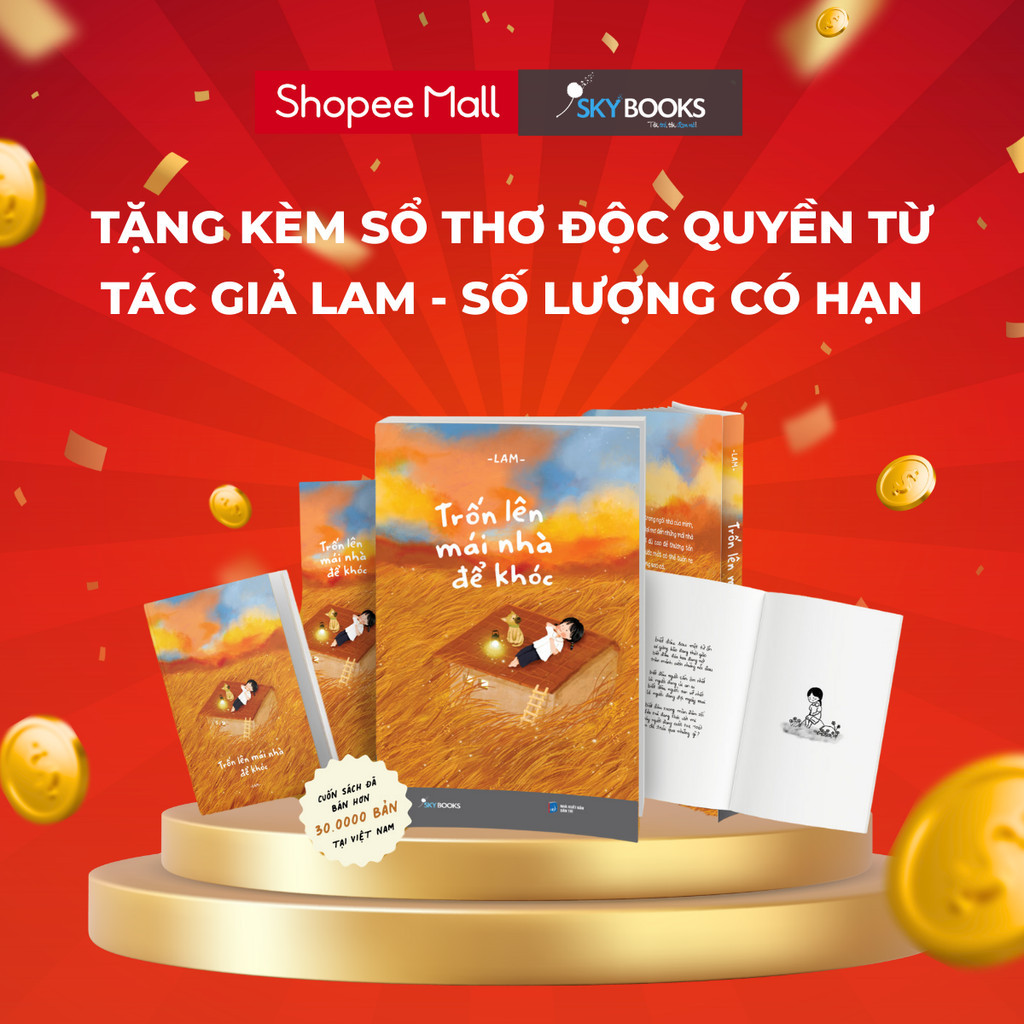 Sách - Trốn Lên Mái Nhà Để Khóc