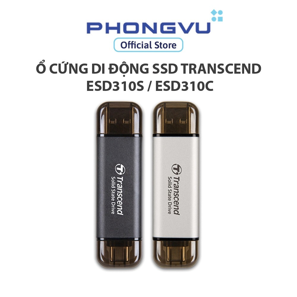 Ổ Cứng di Động SSD Transcend 512GB ESD310C/S - Bảo hành 60 tháng
