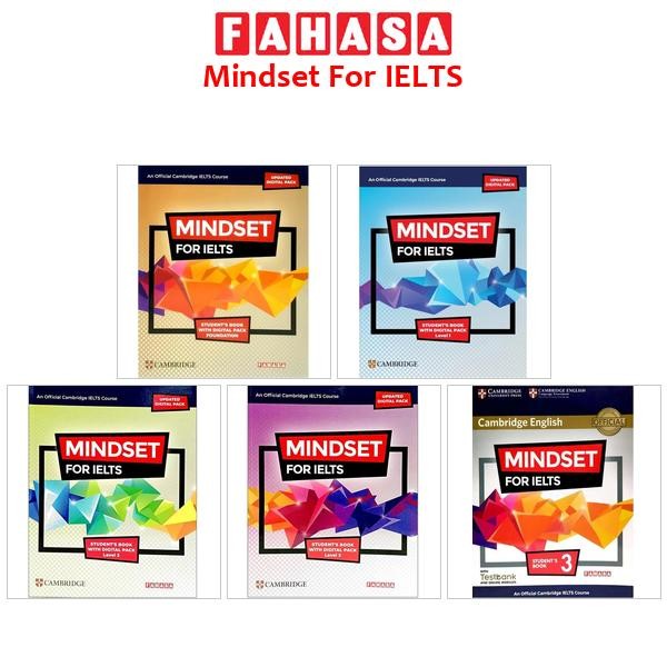 Sách Mindset For IELTS Level 1, Level 2, Level 3, Foundation Student’s Book With Updated Digital Pack