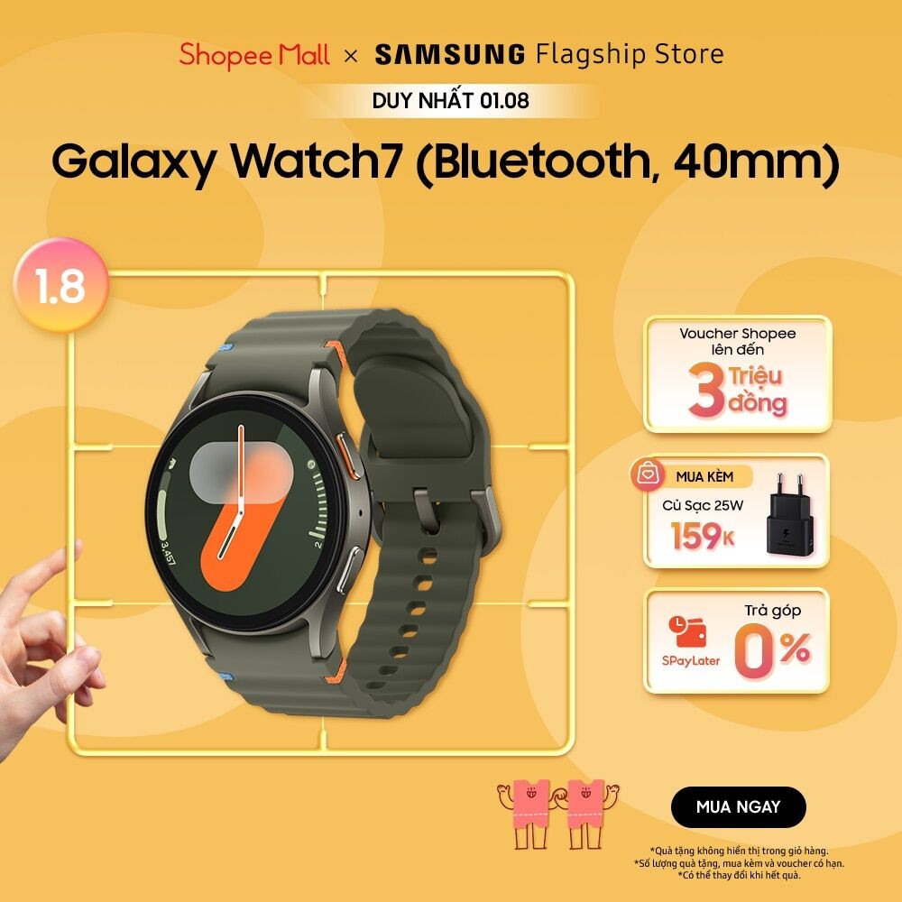 Đồng hồ Samsung Galaxy Watch7 (Bluetooth, 40mm)