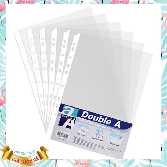 Bìa lỗ Double A A4 ( xấp 100 cái )