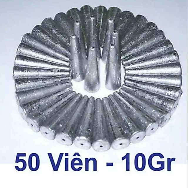 50 viên Chì câu cá 10gram