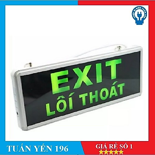 HỎA TỐC HCM-  Đèn exit 2 mặt CHỮ EXIT LỐI THOÁT- ĐIỆN 220V