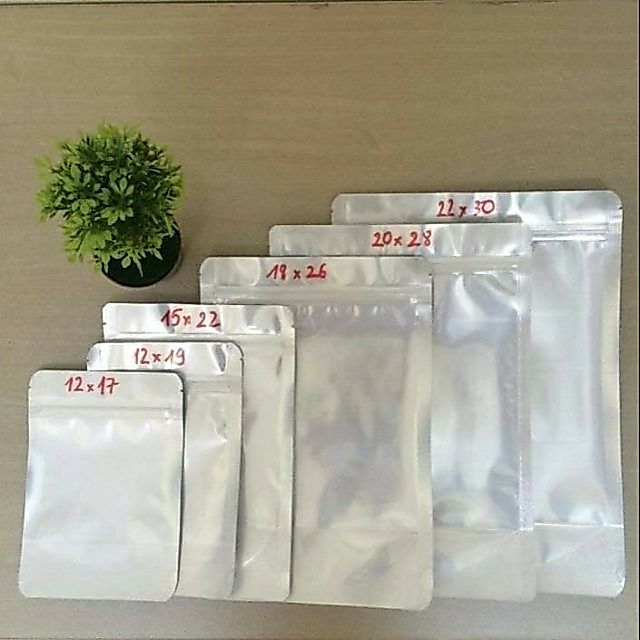 1kg túi zip bạc