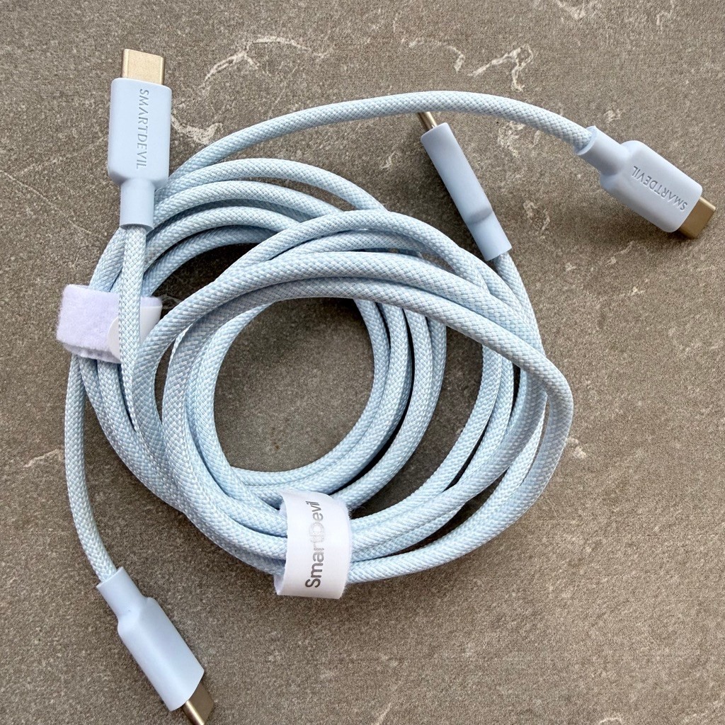 Cáp Type C to Type C SmartDevil/Baseus 3A 60W (No Box)
