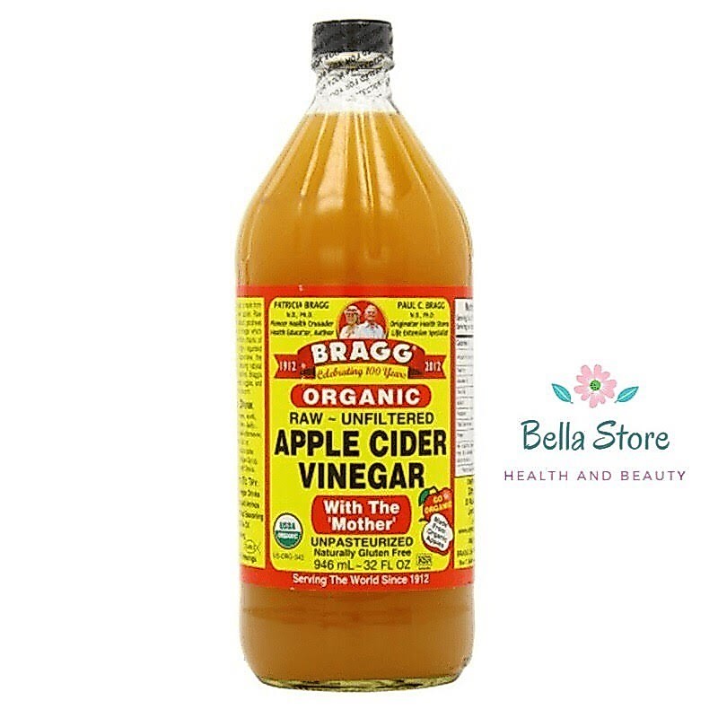 Giấm táo Bragg 946ml