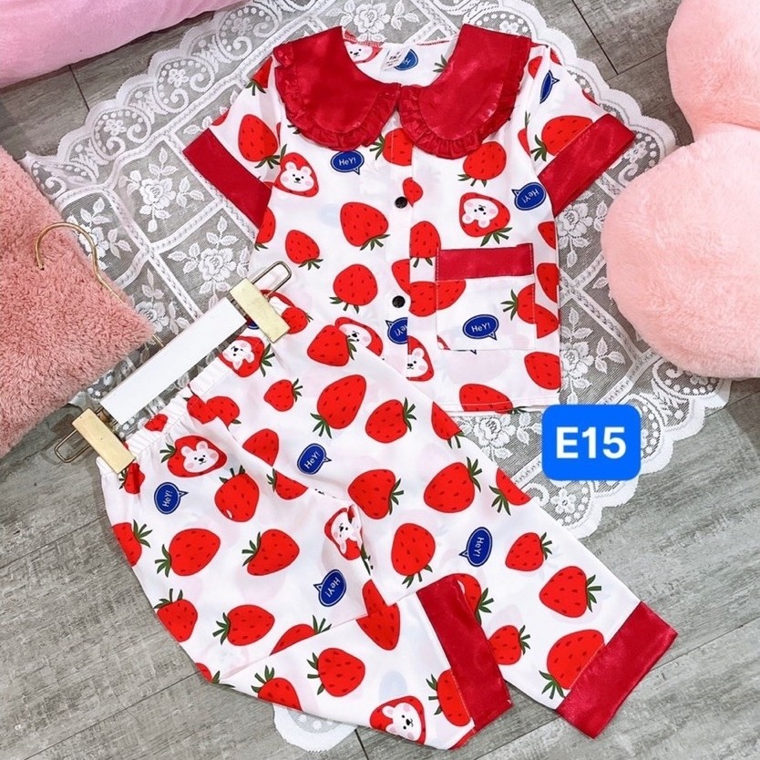 bộ pijama lụa mango sz 9-21kg