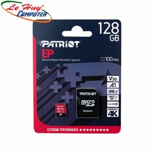 Thẻ nhớ Micro SDXC Patriot V30 128GB Class 10 U3 PEF128GEP31MCX
