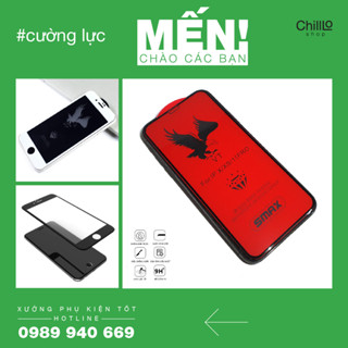 Kính Cường Lực Full Màn Hình iPhone - Miếng Dán Màn Hình Siêu Bền Dành Cho iPhone 6 đến 13 Pro Max
