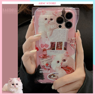 Ốp Lưng IPhone Túi Kẹo Dẻo Trong Suốt Mèo Gió Cute Cho Iphone 7 8 Plus SE X XS XS Max 11 12 13 14 Pro Max