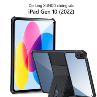 Ốp lưng chính hãng XUNDD cho iPad Gen 10 (2022) Chống sốc, Viền TPU, Mặt lưng có chân đế dựng tiện lợi