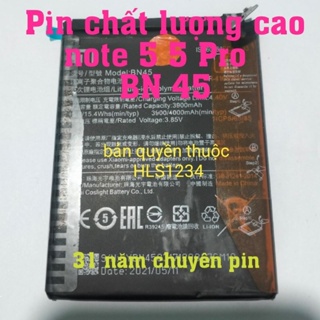 Pin Xiaomi note 5/5 Pro BM45 chất lượng cao