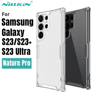 Ốp lưng Nillkin trong suốt dành cho Samsung Galaxy S23 Ultra, S23+ S23 Plus, S23 loại chống sốc bảo vệ máy tối đa