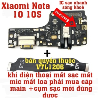 Cụm chân sạc Xiaomi note 10 10S (Chinh hãng Originall ) phải mua cáp main mới dùng được