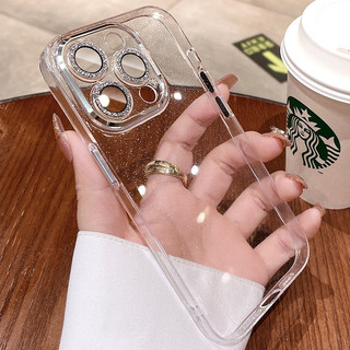 Ốp lưng Miruy lưng nhũ kim tuyến Camera gắn nhũ Bảo vệ Mắt Camera Iphone 12 Pro max,13 pro max,14 Pro,14 Pro max