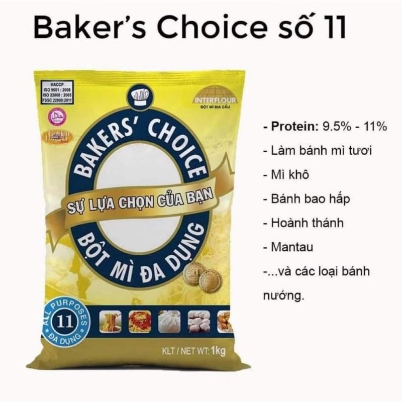 Bột mì Bakers’ Choice Số 11
