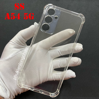 Ốp Lưng Samsung A54 5G Dẻo Trong Suốt Chống Sốc Gù Bảo Vệ 4 Gốc