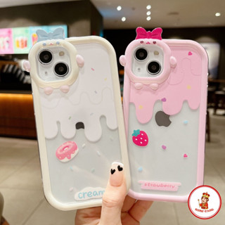 Ốp lưng iphone camera nơ Kẹo Tan Chảy  11/12/13/14/pro/max/plus/promax