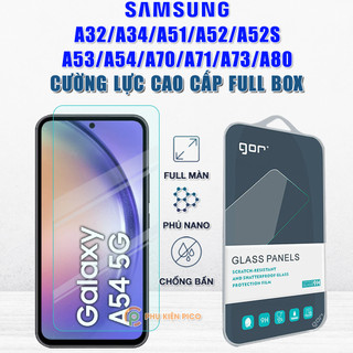 Kính cường lực Samsung Galaxy A32 / A34 / A51/ A52 / A53 / A54 / A70 / A71 / A73 / A80 full màn hình chính hãng Gor