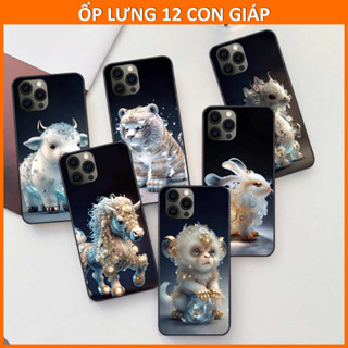 Ốp lưng iPhone 12 12Pro 12Promax Max hình 12 con giáp cute dễ thương, rẻ bền đẹp