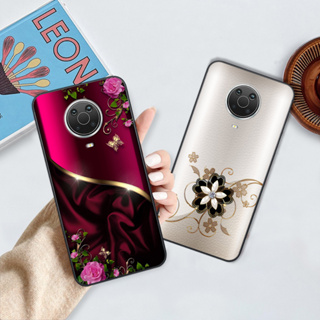 Ốp Nokia G20 in hình hoa họa tiết siêu đẹp, sang trọng, quý phái
