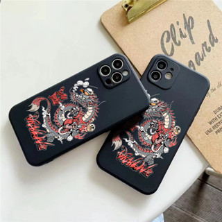 Ốp iphone vuông rồng đỏ tráng drago.n độc đáo 14 Plus/ 14 Pro/ 13/ 12 Pro Max 6 6s Plus 7 Plus 8 Plus xr xsmax q1115