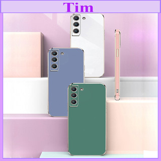 "Ốp lưng Samsung S22 5G Cạnh vuông" _Mạ màu viền_Vát Cạnh_Màu sắc sang trọng ,Loại Tốt ,Ôm sát máy TimShop